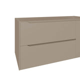 DAX Cenit Single Vanity Cabinet with 2 Drawers 1 Door 40 Inches Matt Moka B2702P227049