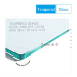 Bypass shower door, sliding door, with 5/16" tempered glass and Brushed Nickel finish 6074 W2122P179445