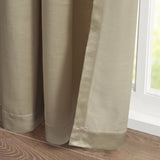 ZNTS Pleat Curtain Panel with Tieback B035129639