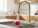 Kitchen Faucet with Pull Down Sprayer Industrial 1 Handle 1 Hole Or 3 Hole Faucet for Farmhouse 80026152