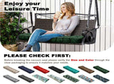 Outdoor Bench Cushion, 63 20 4 Inch, Tufted Waterproof Swing Cushion with Ties, for Patio Bench 00710477