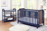 Brees Island 3-in-1 Convertible Crib Midnight Blue/Brownstone B022P204862