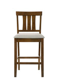 Beautiful Cherry Color Counter Height 2Pc Dining Pub Height Chairs Dining Room Wooden Furniture B011P232904