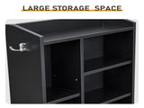 2 Drawers 1 Shelf 6-Shelf BedsideTable US Standard Power Supply 25835694