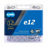 KMC E12 EPT 12 Speed E-Bike Chain, 136 Links, Dark Silver 47364720