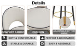 360 &deg rotatable bar chair.Modern PU comfortable upholstered bar chair with smooth and beautiful W1151P265583