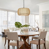 Rattan Farmhouse Chandelier Light Fixtures W2738P324209