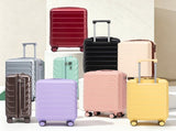 20 Inch ABS Hard Shell Travel Checked Luggage - Scratch Resistant Surface Four Multi-Directional W2787P500236