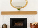60'' Fireplace Mantel Fir Wood Wall-Mounted & Floating Shelf for Home Decor with Flat Surface W2640P386627