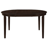 Cappuccino Oval Dining Table with Leaf Extension B062P153869