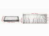 4 x 100FT Weed Barrier Landscape Fabric, Heavy Duty Woven PP Weed Control Fabric, Geotextile Ground 97202665