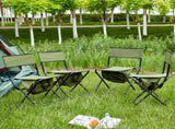 4-piece Folding Outdoor Chair with Storage Bag, Portable Chair for indoor, Outdoor Camping, Picnics W24172219