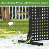 Metal Privacy Screen, Freestanding Outdoor Indoor Divider, Decorative Privacy Screen Panels for W1859P145842