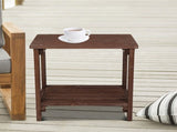 Rectangular Wood Side Table Light Brown 17586592