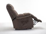 Power Lift Recliner Chair for Elderly- Heavy Duty and Safety Motion Reclining Mechanism-Fabric Sofa W547P293037