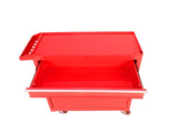 Detachable 5 Drawer Tool Chest with Bottom Cabinet and One Adjustable Shelf--Red 24206924