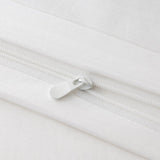 6PC Pure Color Bedding - Microfiber Hotel Series, with Zipper Closure Quilt Cover and Two 30571078