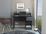 ZNTS Manaos Writing Computer Desk , Multiple Shelves, One Drawer B070P188824