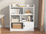 Kids Bookcase, Bookshelf with 6 Compartments, Shelves and Cube Organizer, for Bedroom Living Room 48428441