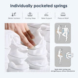 Queen Size Mattress,12 Inch Hybrid Mattress, Individually Pocketed Innerspring, Medium Firm W2889P310471