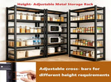 63inch Height Storage Shelving Unit with FiveTier Adjustable Shelves, Can Be Disassembled into Two 26106516