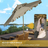 Outdoor beach umbrella 71130969