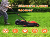 13-Inch Electric Lawn Mower with 8 Gal Grass Collection Box, 3 Adjustable Cutting Heights, 99924079