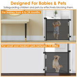 61in Wide Retractable Safety Gate - Adjustable for Doorways, Stairs & Patios - One-Hand Lock/Unlock, 53550805
