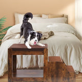 Pet Bunk Bed with Removable Step for Dogs and Cats, Multi-Level Bed Window Perch Seat Platform with W1687P165899
