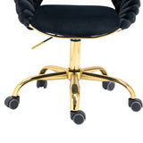 ZNTS COOLMORE Computer Chair Office Chair Adjustable Swivel Chair Fabric Seat Home Study Chair W153981448