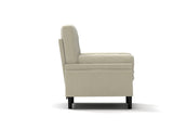 Ivory Corduroy Multi-Functional Adjustable Sofa, Convertible Lounge Chair and Guest Bed W570P195334