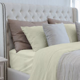 Luxuriously Soft 100% Viscose Derived from Bamboo 4-Piece sheet Set , Oeko-TEX Certified, California B046126563