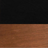 13" Chairside Table, Fully Assembled, Black with Bourbon Finish B108131542