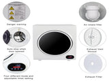 GYJ40-88C1-E Compact Portable Household Clothes Dryer 2.6CUFT Drum Dryer with LED Display -White 84303647