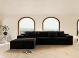 98.4*66.9"Modular sectional sofa seat,Upholstered compressed couch for living W3819P562165