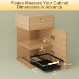 ZNTS 2 pull-out cabinet storage units, metal sliding cabinet drawers, sliding drawer adhesive nano film 78348231