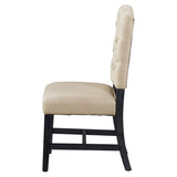 TREXM Retro Style Dining Chair Set with 4 Upholstered Chairs for Dining Room and Living Room WF298830AAP