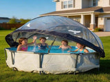 10 Foot Round Multifunctional All Weather Cover Pool Dome Enclosure for Outdoor Pools, Compatible 73376164