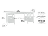 Executive Desk, Gray finish B356P494543