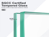 ( Updated to order with the new SKU W2813P389038 ) 56"-60"W x 72"H Frameless Single Sliding Shower W2813P297369