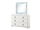 Laguna Modern Style 6- Drawer Dresser Made with Wood, Hidden Jewelry Drawer and Crystal Accents in G150108980