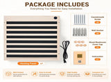 Low-EMF 330W/110V Infrared Sauna Panels with Plug for Home Sauna W6308P541996