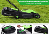 13-Inch Electric Lawn Mower with 8 Gal Grass Collection Box, 3 Adjustable Cutting Heights, 59934721