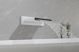 ZNTS SHOWER Waterfall Waterfall Tub Faucet Wall Mount Tub Filler Spout For Bathroom sink Multiple Uses W127257873