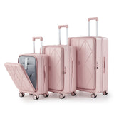 Luggage Sets 3 Piece, Expandable Carry On Luggage with TSA Lock Airline Approved, 100% PC W2098P147842