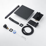 10inch Wall Mounted Rainfall Shower Head System Shower Faucet W121749897