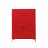 Shoe Storage Cabinet for Entryway, Free Standing Shoe Organizer with 2 Flip Drawers, Hidden Shoe W578124380