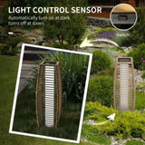 Sand Waterproof Outdoor Floor Lamp with Auto On/Off LED Lights 01502872