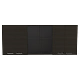 Yuma 150" Wall Cabinet, Two Close Cabinets, Two Open Shelves B128P148994