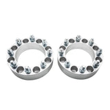 ZNTS 2pcs Professional Hub Centric Wheel Adapters for Dodge Ram 2500/3500 Ford F-250/F-350 Silver 13930291